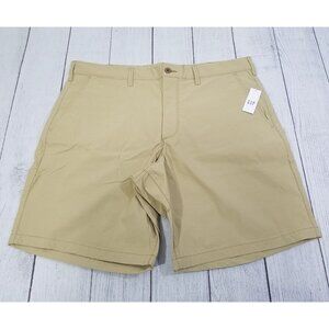 Gap Fit 9" Tech Moisture Wicking Stretch Shorts Mens Size 36